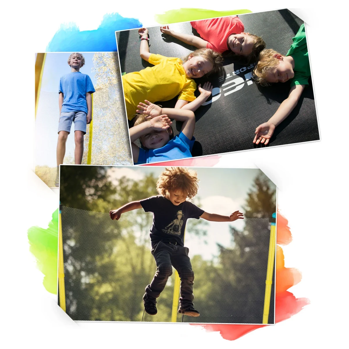 Садовий батут для дітей Neo-Sport 140 см 4,5 фута для активного відпочинку - Зображення 12