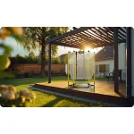 Садовий батут для дітей Neo-Sport 140 см 4,5 фута для активного відпочинку - Зображення 2