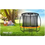 Профільований садовий батут Neo-Sport 252 см з внутрішньою сіткою для активного відпочинку - Зображення 6