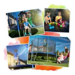 Садовий батут Neo-Sport 12 футів/374 см з внутрішньою сіткою для активного відпочинку - Зображення 4