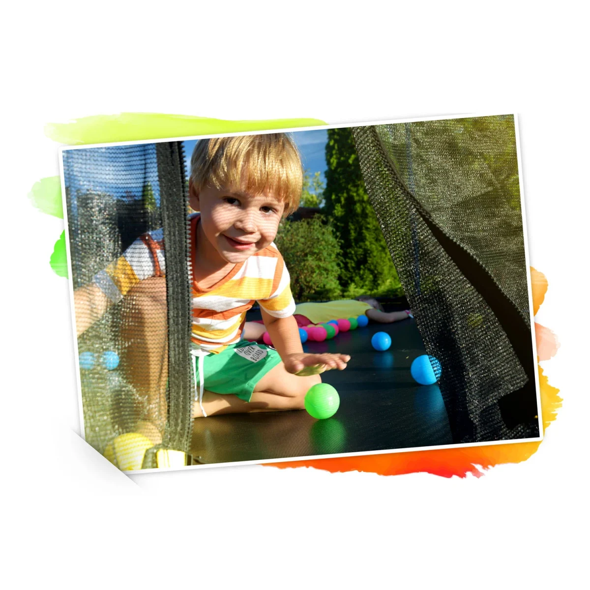 Садовий батут Neo-Sport 10 футів/312 см з профілем та внутрішньою сіткою - Зображення 12