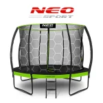Профільований садовий батут Neo-Sport 12 футів/374 см з внутрішньою сіткою для активних ігор - Зображення 7