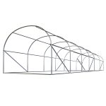 Теплиця садова 3 x 6 м (18 м²) біла Plonos - Велика і міцна - Зображення 3