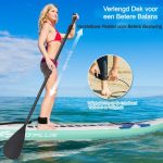 Дошка Costway SUP SP37554-M 320см Висока стабільність та комфорт для активного відпочинку на воді - Зображення 5
