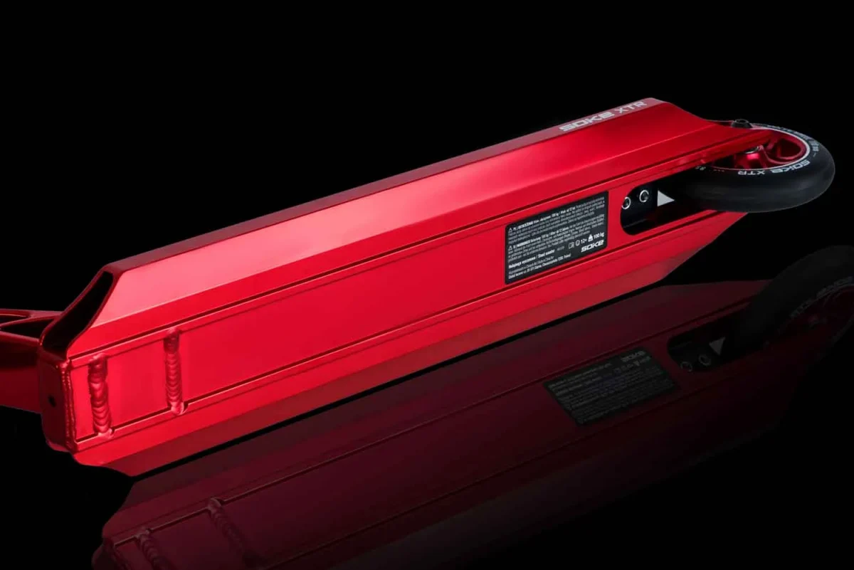 Самокат SOKE XTR червоний для професійних екстремальних трюків - Зображення 15