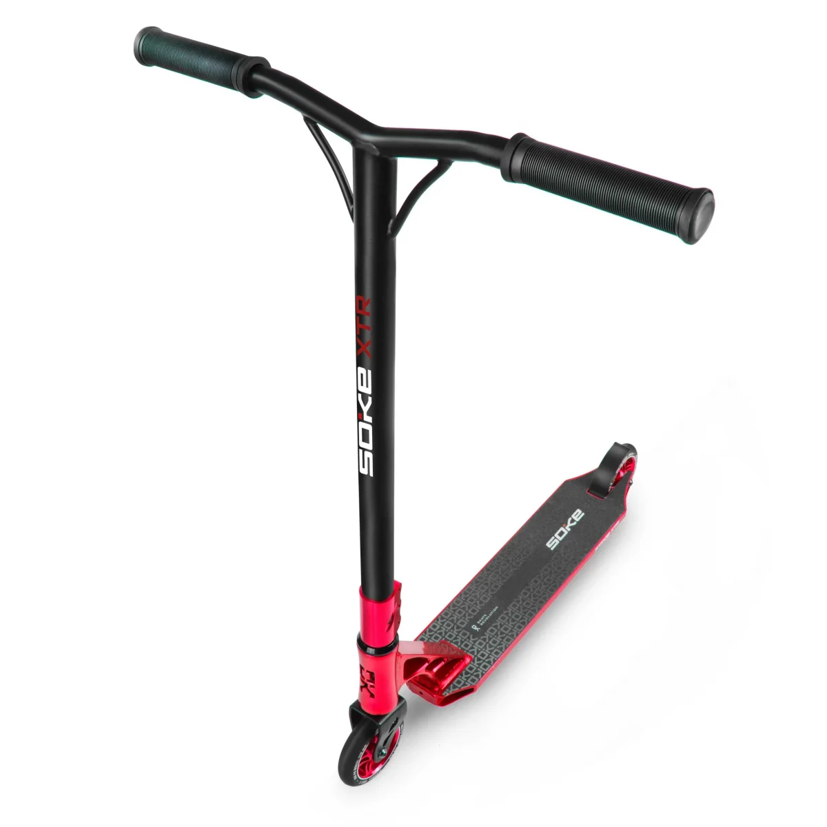 Самокат SOKE XTR червоний для професійних екстремальних трюків - Зображення 13
