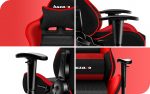 Ігрове крісло для геймерів HUZARO RANGER 6.0 Red Mesh дитяче - Зображення 7
