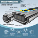 Дошка для SUP WKERSIY SUP1 340 см стабільність і комфорт для водного відпочинку - Зображення 3