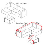 Комплект садових меблів VOLTA-BL VELACO чорного кольору, 3 предмети - Зображення 3