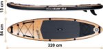 SUP дошка Neo-sport AquaSurf 320см 170202легка, міцна і зручна для активного відпочинку - Зображення 5