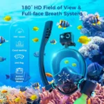 Набір для дайвінгу CHIKADIV 0.5 л з маскою, зелений - Зображення 2