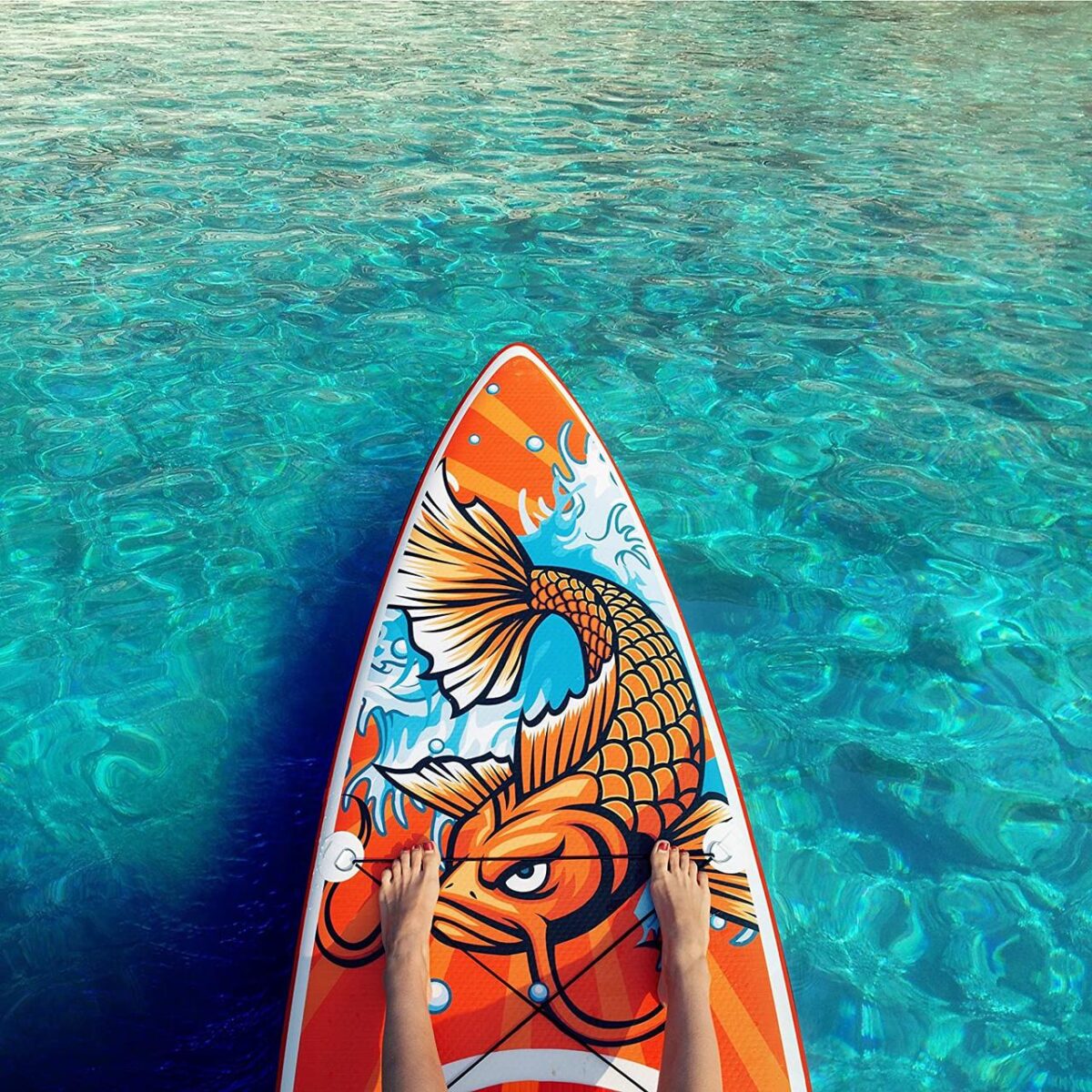 SUP-дошка FunWater KOI GALAXIA 350 см, рюкзак, 3 ласти - Зображення 6