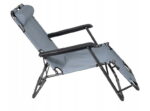 Розкладний пляжний лежак ADGO ADG.I-H253 сірий - Зображення 2
