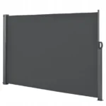 Тент маркіз KX3219 бічний Терасовий Рулонний (LUARO) 1,8м х 4м Параван Сірий + Монтажні болти