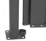 Тент LUARO 180 х 400 см тканина MARKIZA Ikonka Бічний тент для Тераси Темно-сірий - Зображення 6