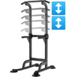 Регульована турніка для підтягувань NN HSD100 з ручками 187-227 см - для дому та залу - Зображення 4