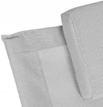 Шезлонг сірий алюмінієвий Nuforma 04K KJL01AOSZ - Зображення 6