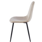 Крісло LEOBERT LUKX06 оксамитове бежеве - Зображення 3