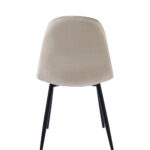 Крісло LEOBERT LUKX06 оксамитове бежеве - Зображення 4