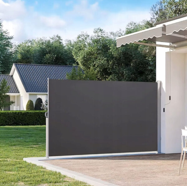 Розкладний тент markiz ModernHome 300х180 см бічна ролета параван для саду для тераси антрац 8989129819