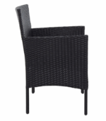 Комплект садових меблів Gordon з ротангу Чорний - Зображення 5
