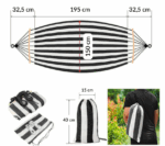 Гамак садовий KRUMAD КМ 1 200 кг 260 x 150 - Зображення 2