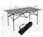 Стіл складний туристичний 96 X 55 СМ кемпінг ,подорож,відпустка - Зображення 3