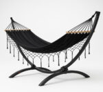 Садовий гамак графітовий з каркасом K-Sport