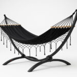 Садовий гамак графітовий з каркасом K-Sport