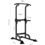 Регульована турніка для підтягувань NN HSD100 з ручками 187-227 см - для дому та залу - Зображення 5