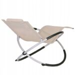 Шезлонг бежевий алюмінієвий Nuforma 04K KJL01AOBE - Зображення 4