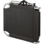 Шезлонг металевий чорний Outtec О-42045 для відпочинку на природі та в саду - Зображення 7