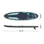 Надувна SUP дошка 330 см 2в1 Athler Miami 70 Green стиль, стабільність і комфорт на воді - Зображення 6