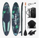 Надувна SUP дошка 330 см 2в1 Athler Miami 70 Green стиль, стабільність і комфорт на воді - Зображення 7