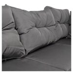 Садові меблі з ротанга SALTO-BL, комплект чорних кутових, VELACO 5-місних + стіл - Зображення 8