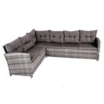 Комплект садових меблів з техноратангу VELACO Toledo сірий, 4 предмети - Зображення 2