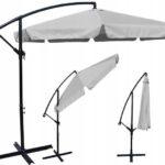 Парасоля Ekspand з підлокітником сіра 350 x 250 см
