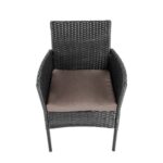 Комплект садових меблів RITA-BL з техноратангу VELACO чорний, 4 предм. - Зображення 4