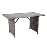 Комплект садових меблів з техноратангу VELACO Toledo сірий, 4 предмети - Зображення 3