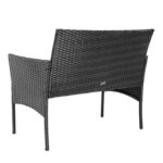 Комплект садових меблів RITA-BL з техноратангу VELACO чорний, 4 предм. - Зображення 6