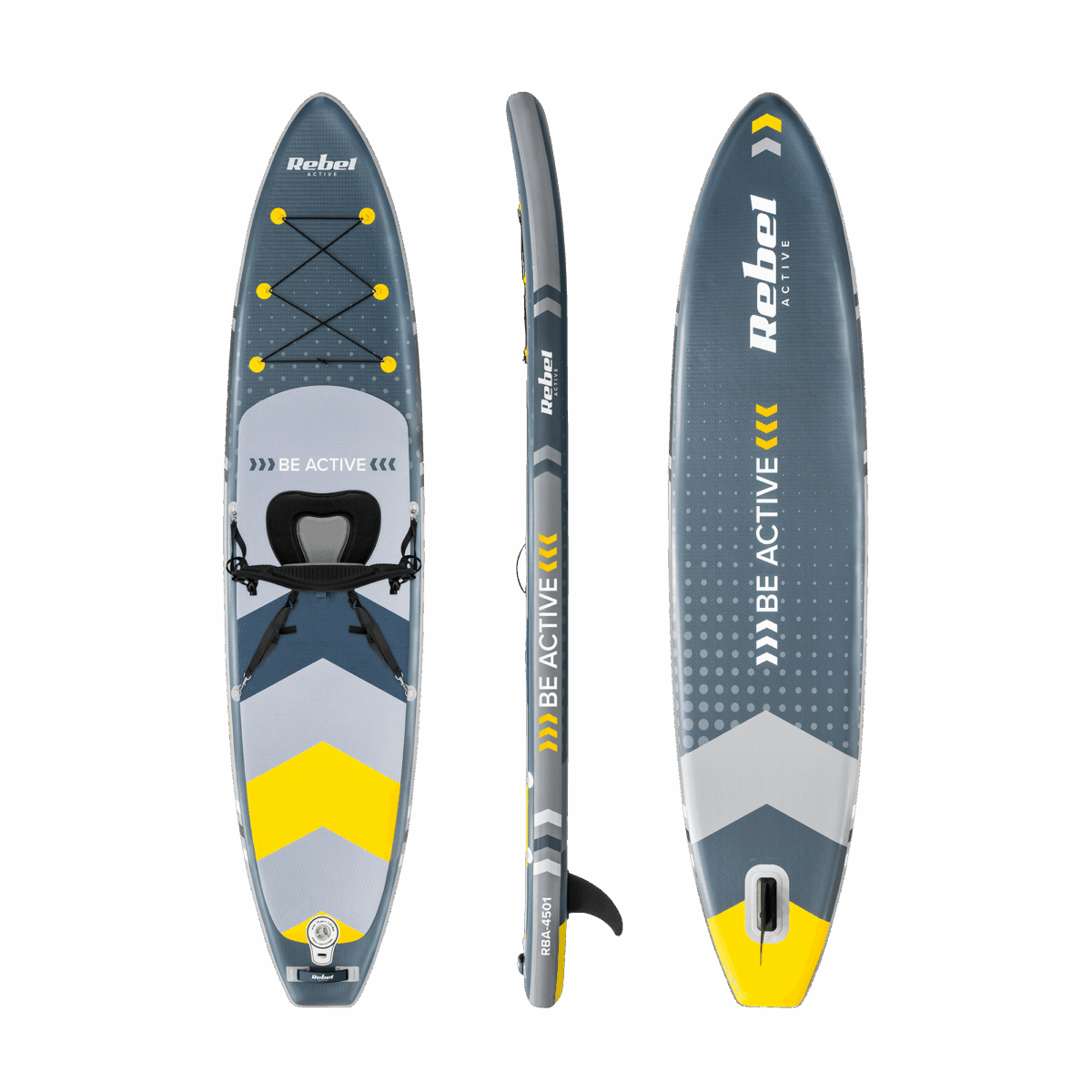 SUP-дошка REBEL ACTIVE з сидінням RBA-4501 350 cm для активного відпочинку та водного спорту - Зображення 2