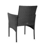 Комплект садових меблів RITA-BL з техноратангу VELACO чорний, 4 предм. - Зображення 3