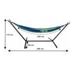 Садовий гамак з каркасом Double Strong XXL EDANTI+ чохол - Зображення 3