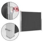 Розкладний бічний тент markiz ModernHome AW-011A ANT ролета параван для саду для тераси антрацит - Зображення 4