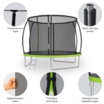 Батут з внутрішньою сіткою Sider 252 см  8FT (244-252 см) інвестиція на роки - Зображення 2