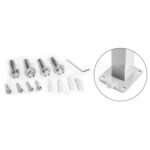 Розкладний бічний тент markiz ModernHome AW-011A ANT ролета параван для саду для тераси антрацит - Зображення 3