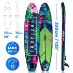 Дошка Thunder TROPI SUP 320см САП-дошка - Зображення 2