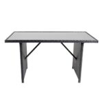 Комплект садових меблів з техноратангу VELACO TOLEDO-BL чорний, 4 предм. - Зображення 6