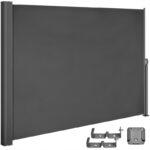 Тент бічний розкладний ART-2181 markiz Florabest Параван Антрацит 300х160