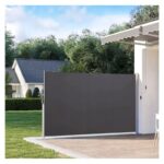 Тент KX3218 LUARO бічний Терасовий Рулонний 1,6м х 3м Параван Сірий + Монтажні болти